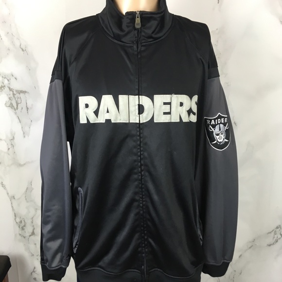 raiders zip up jacket